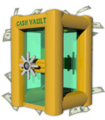 The Vault Inflatable Money Machine